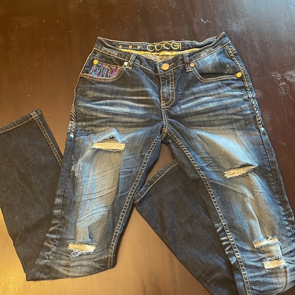 COOGI Distressed bling jeans - Picture 2 of 9